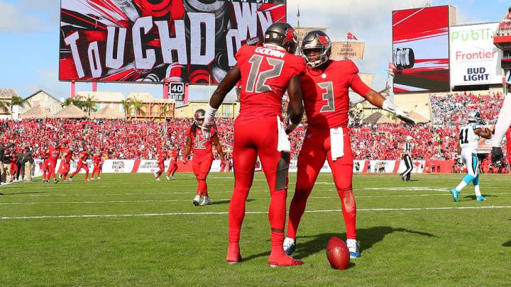 Chris Godwin y Jameis Winston