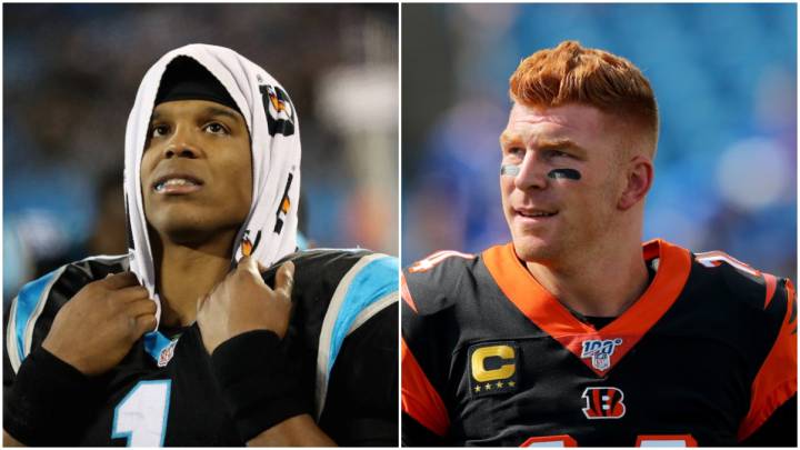Cam Newton y Andy Dalton