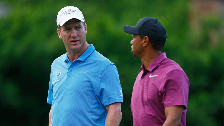 Peyton Manning y Tiger Woods