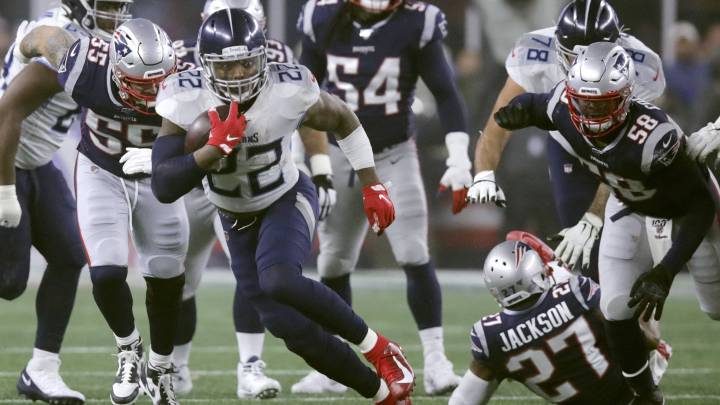Derrick Henry contra los Patriots