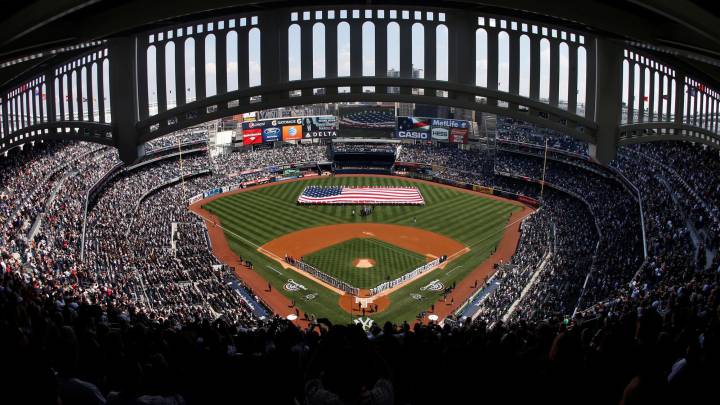 Yankee Stadium en partido de la MLB
