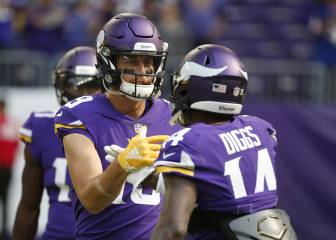 Adam Thielen extrañará a Stefon Diggs en Minnesota