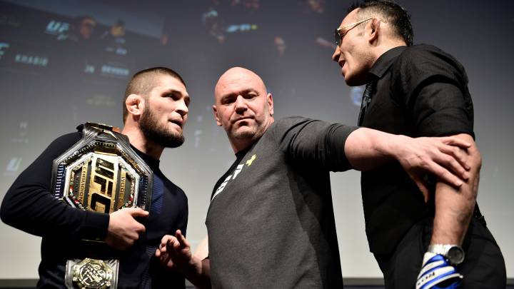 Dana White podría trasladar la Khabib vs Ferguson a Bielorrusia