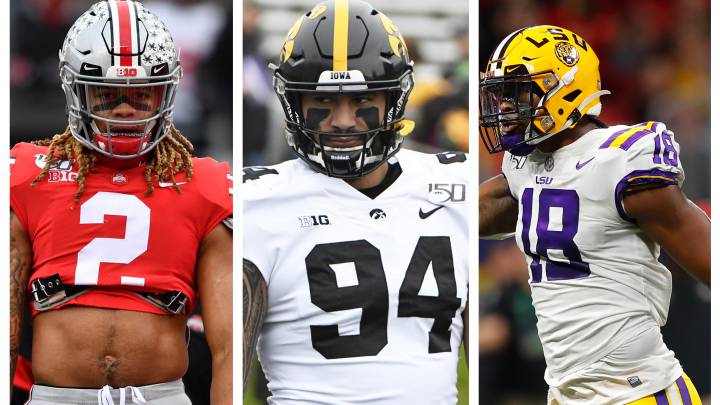 Chase Young, A.J. Epenesa y K'Lavon Chaisson