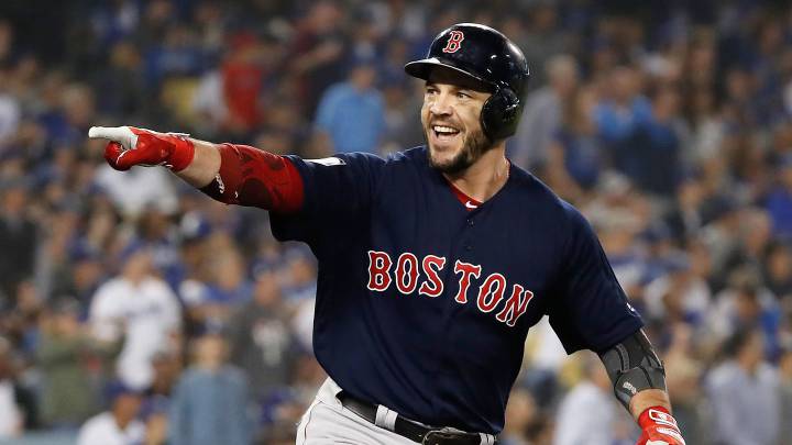 Steve Pearce con los Red Sox