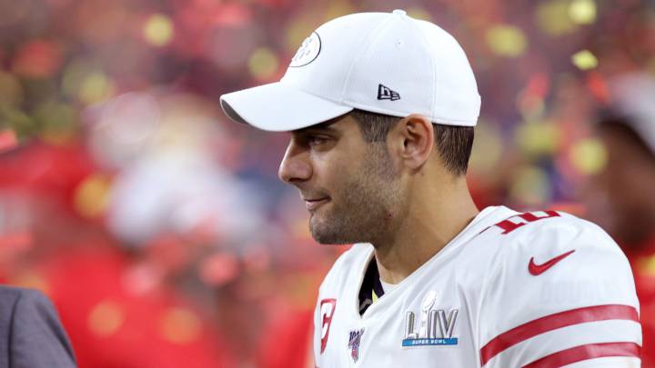 Jimmy Garoppolo con los 49ers