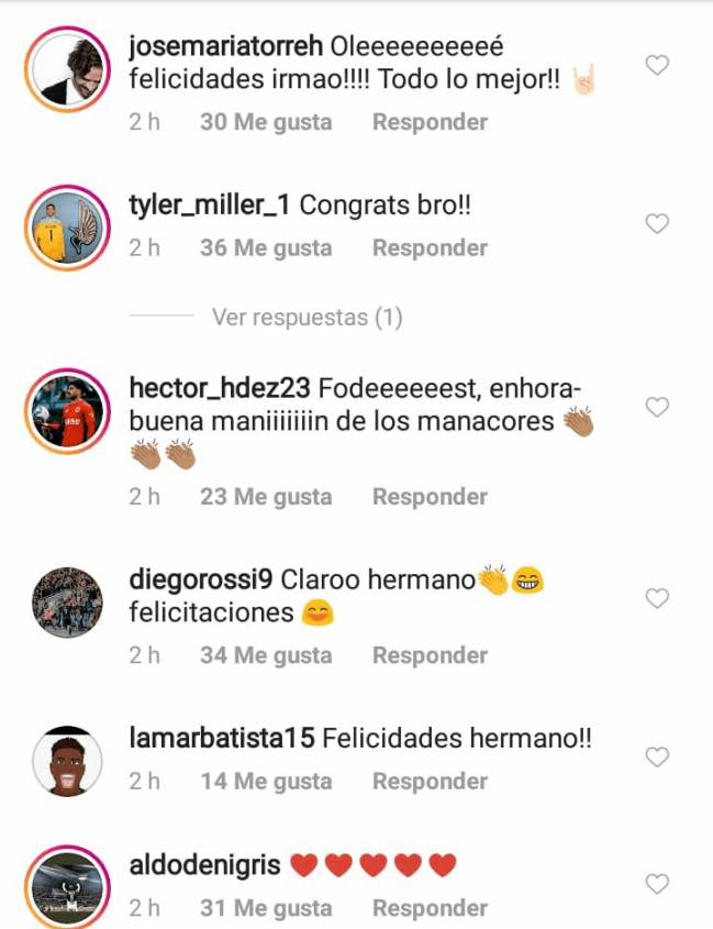 Felicitaciones que recibió Carlos Vela por su bebé