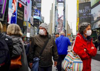 Muertes y recuperados por coronavirus en USA, 18 de abril