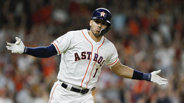 Carlos Correa con los Astros