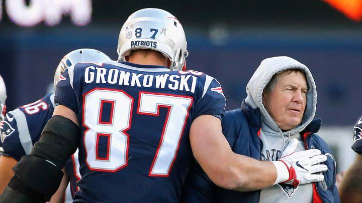 Rob Gronkowski, Bill Belichick