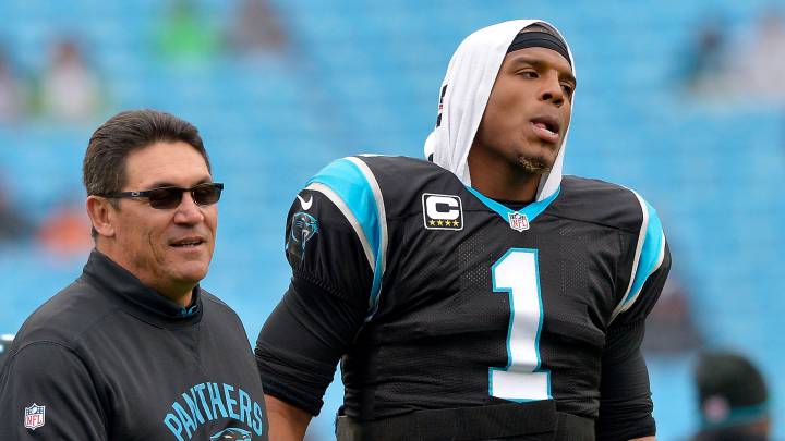 Ron Rivera con los Panthers