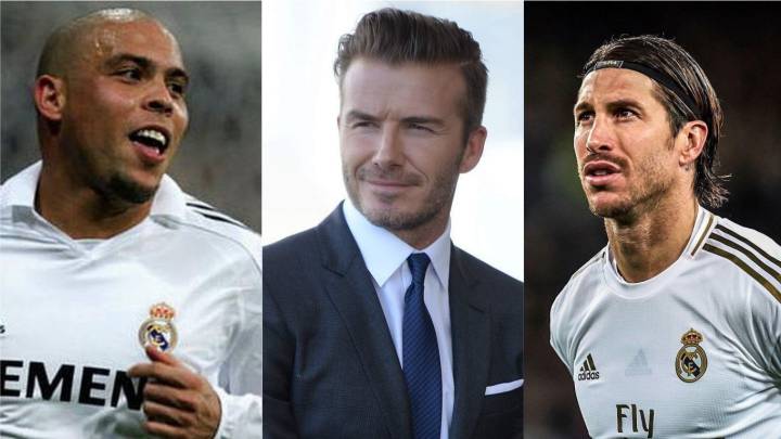 Los galácticos se felicitan a Beckham durante el COVID-19