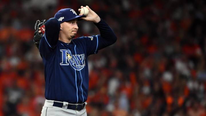 Blake Snell con los Rays