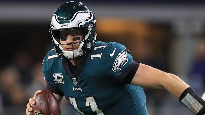Carson Wentz con los Eagles