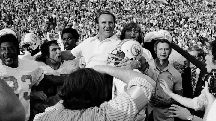 Don Shula en el Super Bowl VII