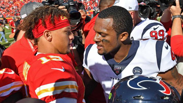 Patrick Mahomes y Deshaun Watson