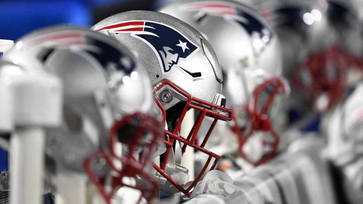 Cascos de los Patriots