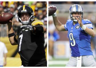 Roethlisberger y Stafford tratan de olvidar las lesiones
