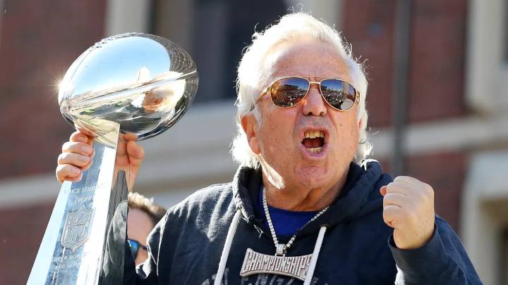 Robert Kraft con el Vince Lombardi