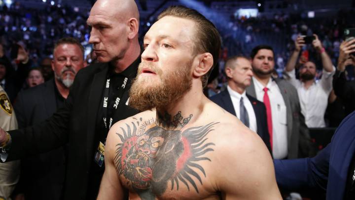 Conor McGregor en pelea de UFC