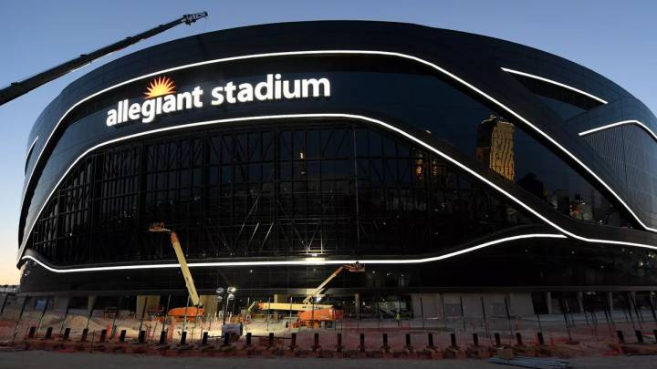 Exterior del Allegiant Stadium de Las Vegas