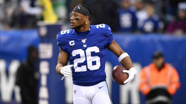 Saquon Barkley con los Giants