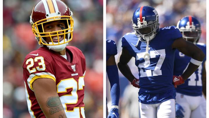 DeAndre Baker y Quinton Dunbar