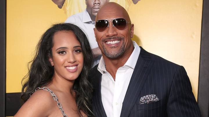 Simone y Dwayne Johnson