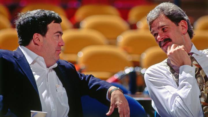 Jerry Krause y Phil Jackson