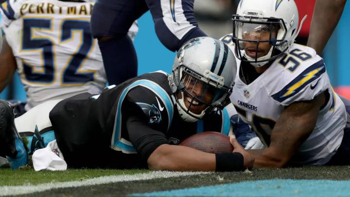Cam Newton vs. Chargers