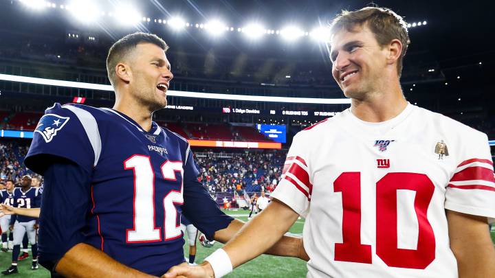 Tom Brady y Eli Manning