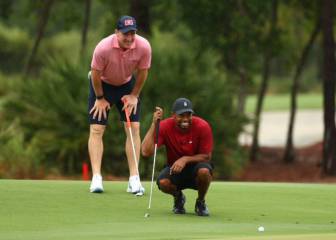 Manning y Woods se llevan una angustiosa victoria ante Brady y Mickelson