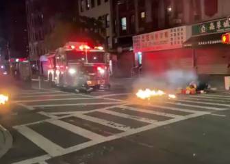 Parece una película: vean las inquietantes calles de NY