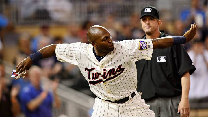 Torii Hunter con los Twins