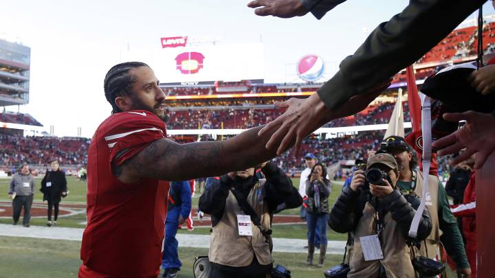 Colin Kaepernick con los 49ers