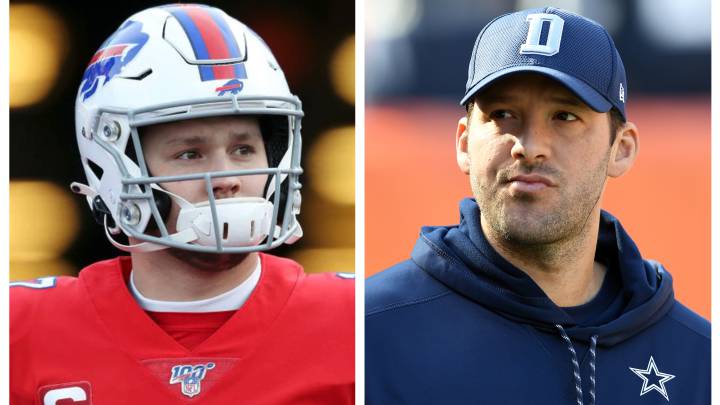 Josh Allen, Tony Romo