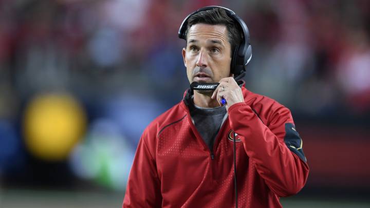 Kyle Shanahan con los 49ers