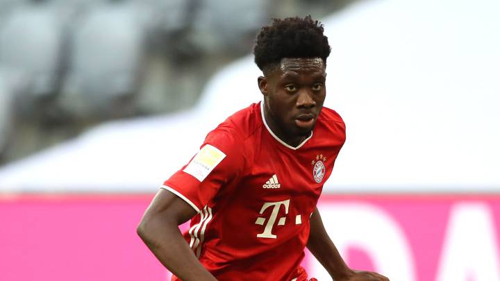 Alphonso Davies es el jugador más rápido de la Bundesliga