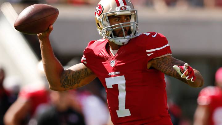 Colin Kaepernick con los 49ers