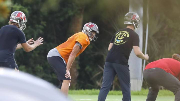 Tampa Bay Buccaners entrenamiento extraoficial