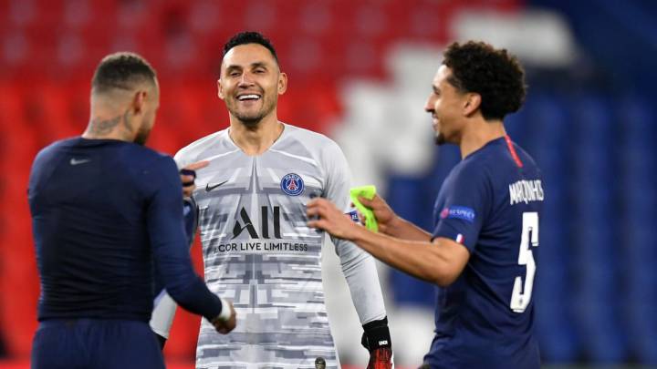 Keylor Navas reanuda practicas con el PSG de cara a Champions
