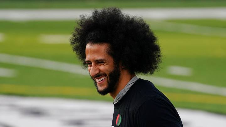 Colin Kaepernick en evento