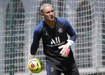 PSG presume el regreso a los entrenamientos de Keylor