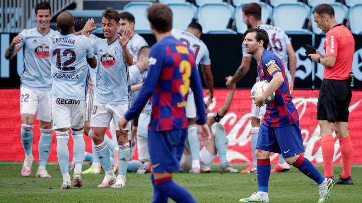 Barcelona empató ante Celta y LaLiga está puesta para el Madrid
