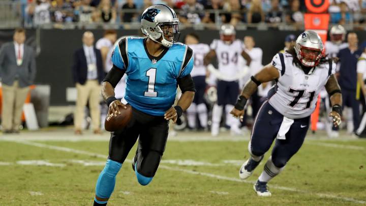 Cam Newton vs Patriots