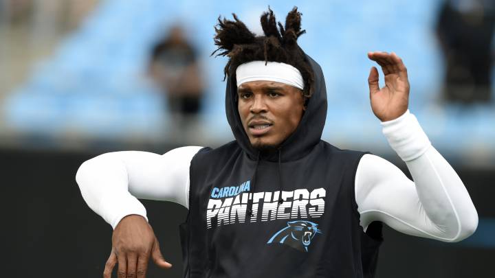 Cam Newton con los Panthers