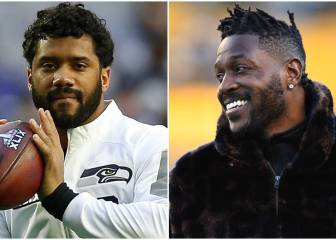AB y Russell Wilson se reúnen para entrenar
