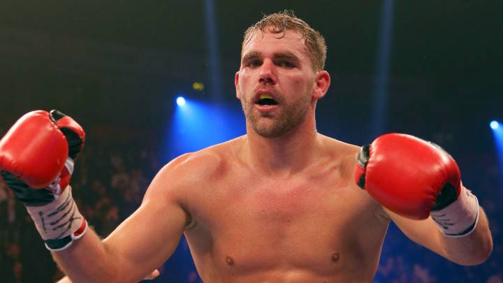 Billy Joe Saunders en pelea de box