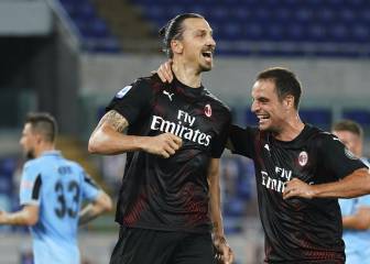 ¡Zlatan onfire! Así fue su extraño gol de penal con el Milán