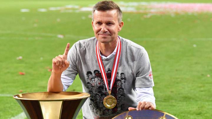 Jesse Marsch es nombrado entrenador de la temporada en Austria